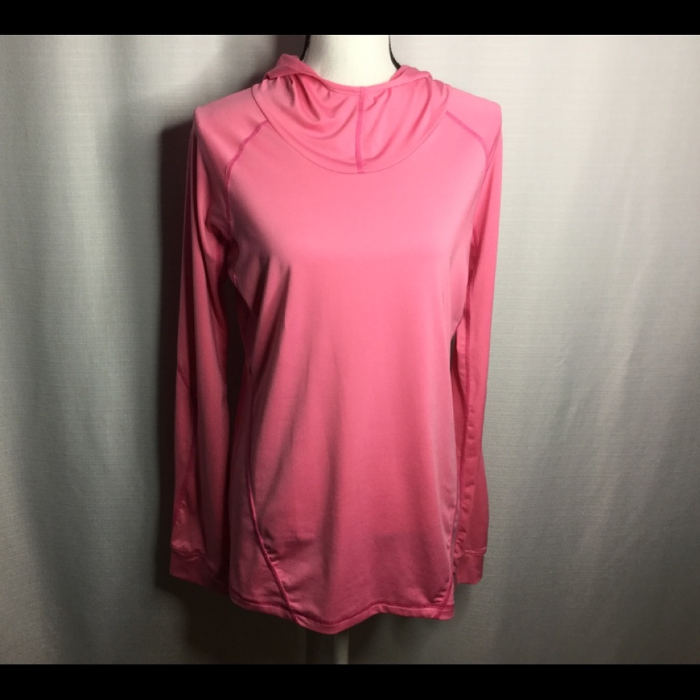 BLACK TIP Pink Hoodie Poly/Spandex L